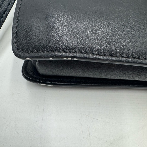 Auth Chloe Black Suede Leatherr Faye Small Crossbody Bag - Picture 8 of 15